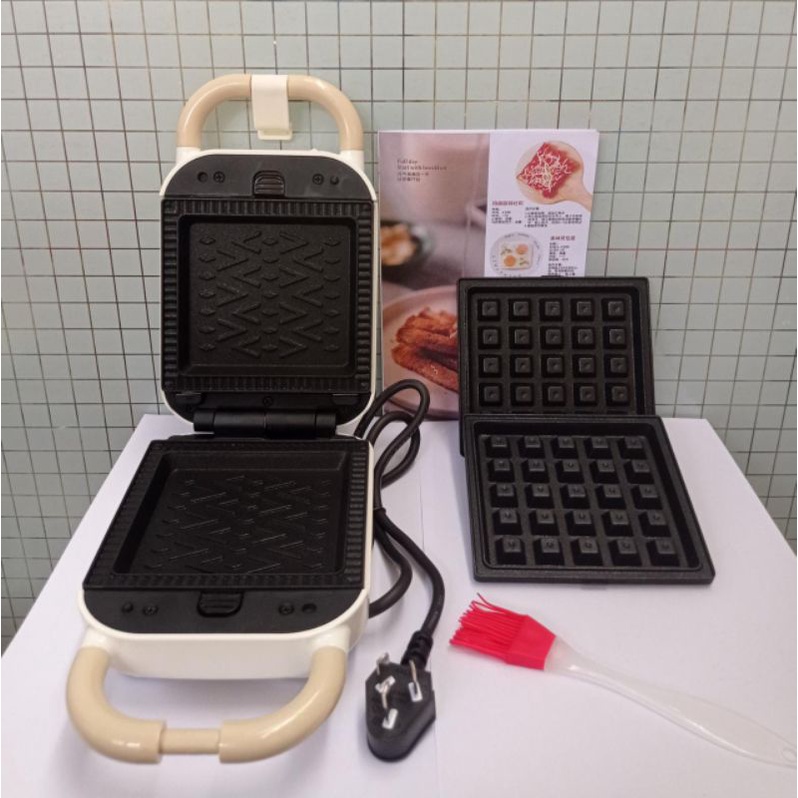 [ORIGINAL READY STOCK] Mini Sandwich Maker yidpu / Waffle maker yidpu / Cetakan donat / Cetakan Ikan