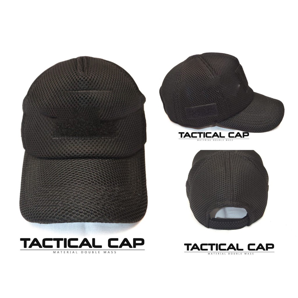 (BAYAR COD) | TOPI JARING DOUBLE MESS - TACTICAL CAP | TOPI TACTICAL JARING