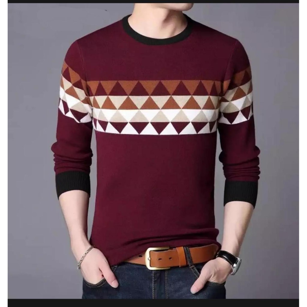 MyAgen - SWEATER RAJUT PIRMIED TRIBAL BEST SELLER