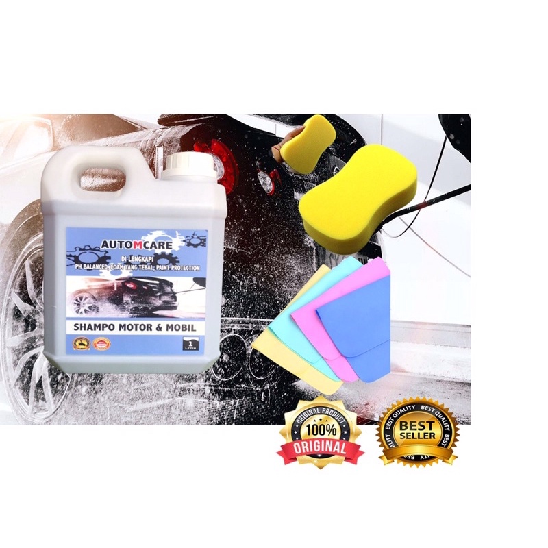 SHAMPO SNOW WASH MOBIL MOTOR 1 Liter - Shampo Mobil, Shampo Motor