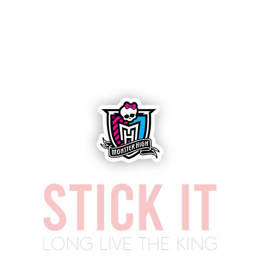 

Stiker sablon setrika DTF kaos baju sticker vinyl monster high gamer 81