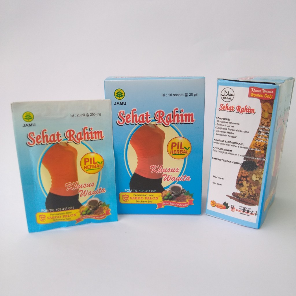 Pil Herbal Sehat Rahim Khusus Wanita Sabdo Palon Isi 10 Sachet