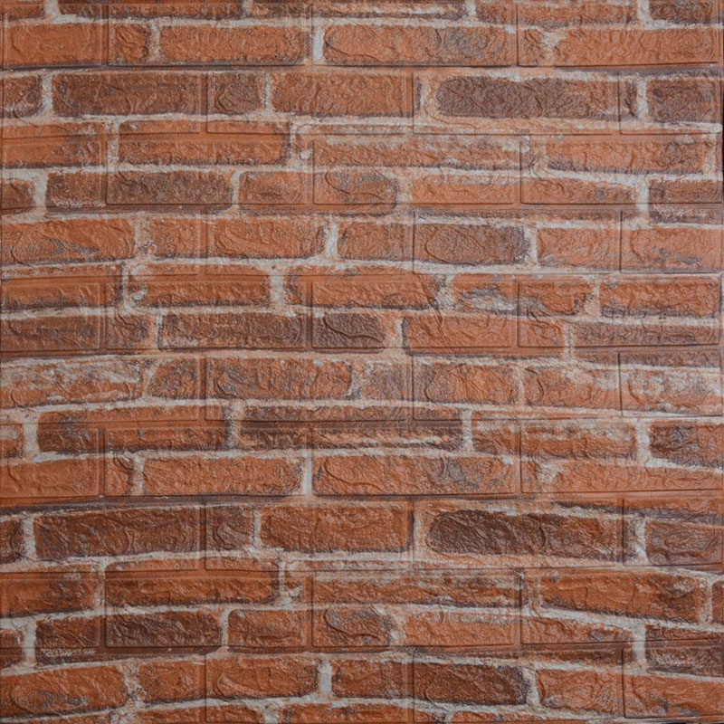 [COD] Wallpaper Dinding 3D 1Paket 10pcs 70cm x 77cm  Foam Timbul  Dekorasi Dinding Putih Bata CLASSIC wallpaper foam-ANTIK-2 (70cm*77cm)