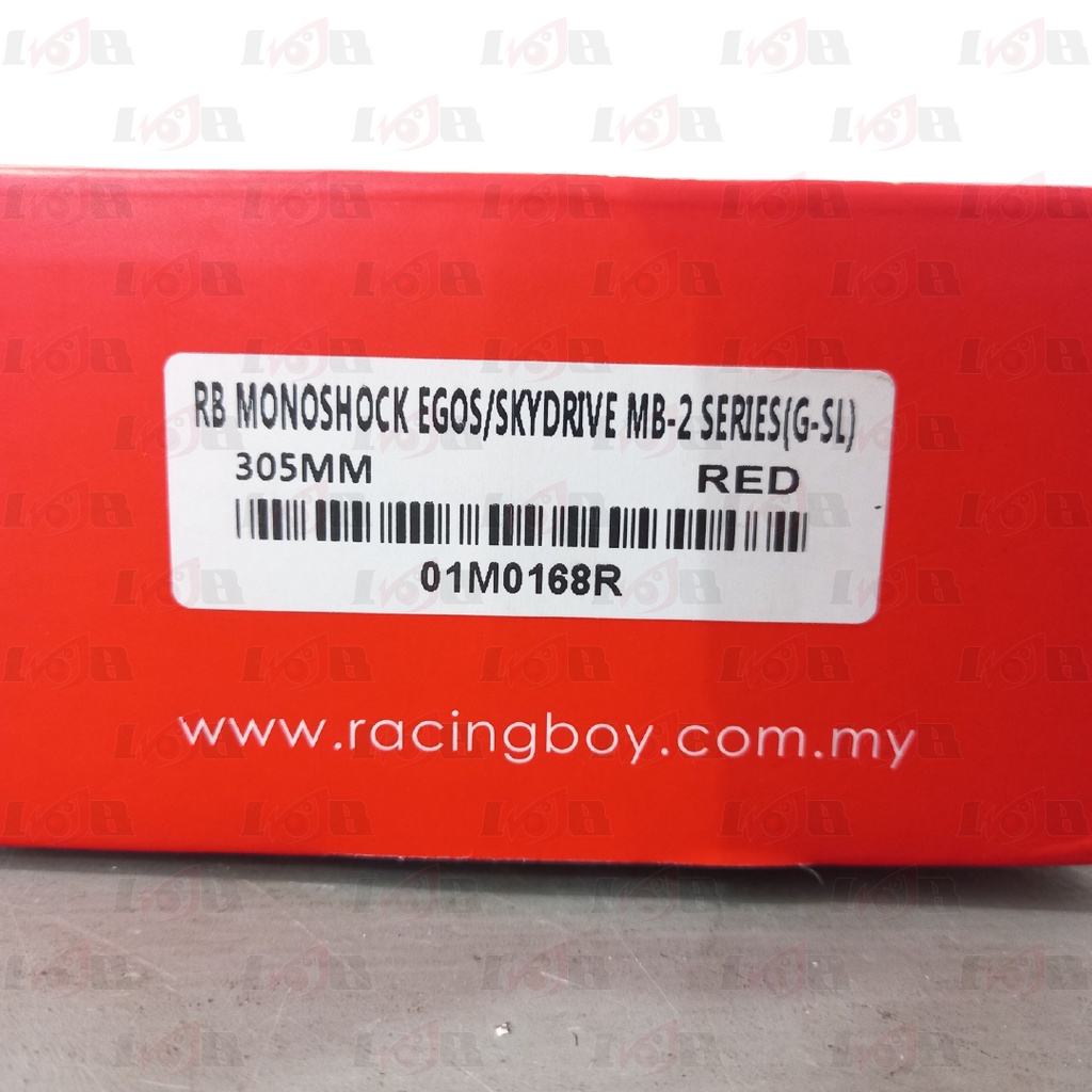 Shockbreaker RCB Racing Boy MB-2 Series 305mm Shock Absorber Suspensi MonoShock