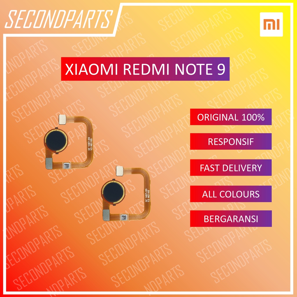 FINGERPRINT SENSOR SIDIK JARI XIAOMI REDMI NOTE 9 ORIGINAL COPOTAN