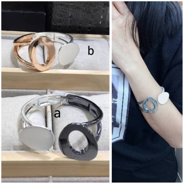 Gelang Bangle plat Premium Quality tidak mudah karatan Bracelet Fashion import 05