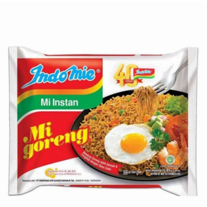 

INDOMIE Mie Goreng Instan 85 Gr - 1 Pcs