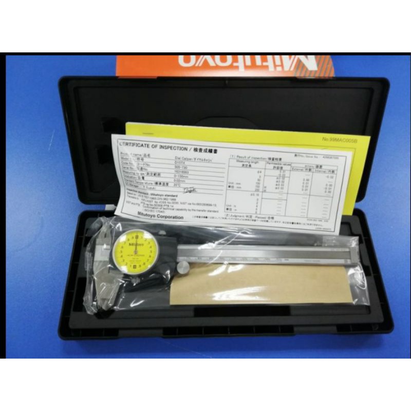 Mitutoyo 505-730 SIGMAT JARUM DIAL CALIPER 8 INCH JANGKA SORONG
