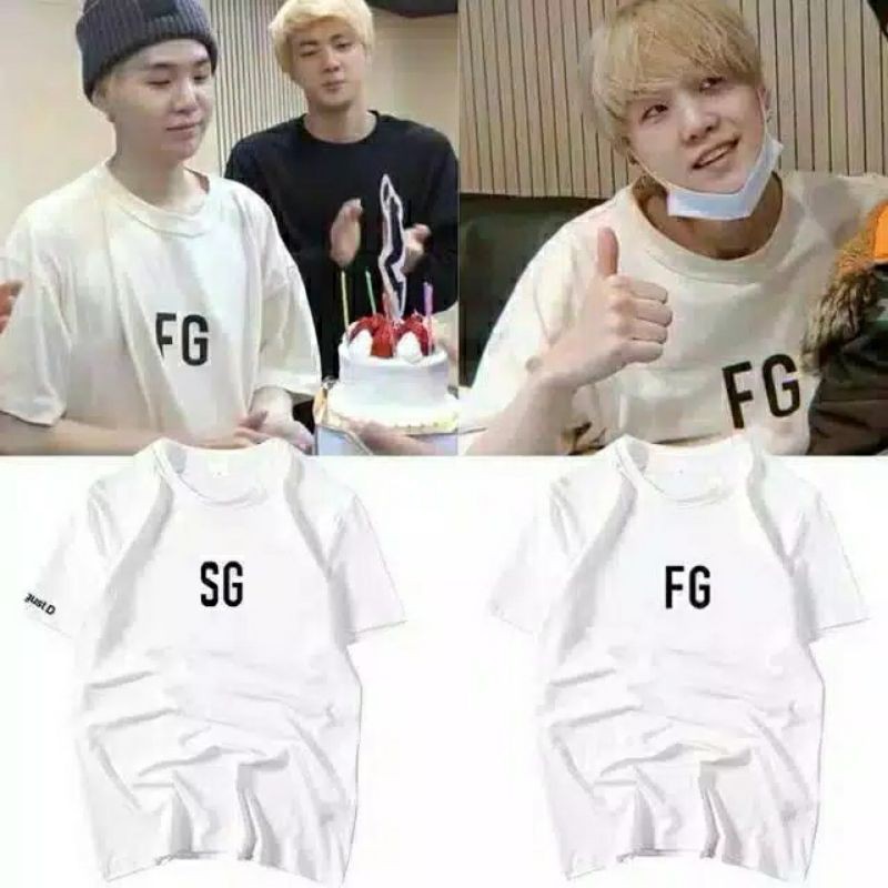 Kaos Tshirt Kpop BTS FG SG Agust D