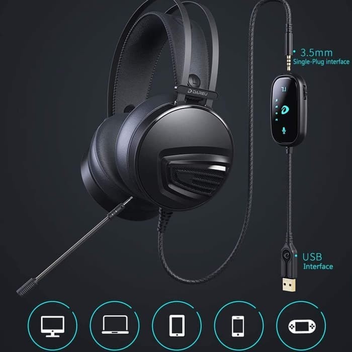 Dareu Luminous EH732 7.1 Surround Gaming Headset