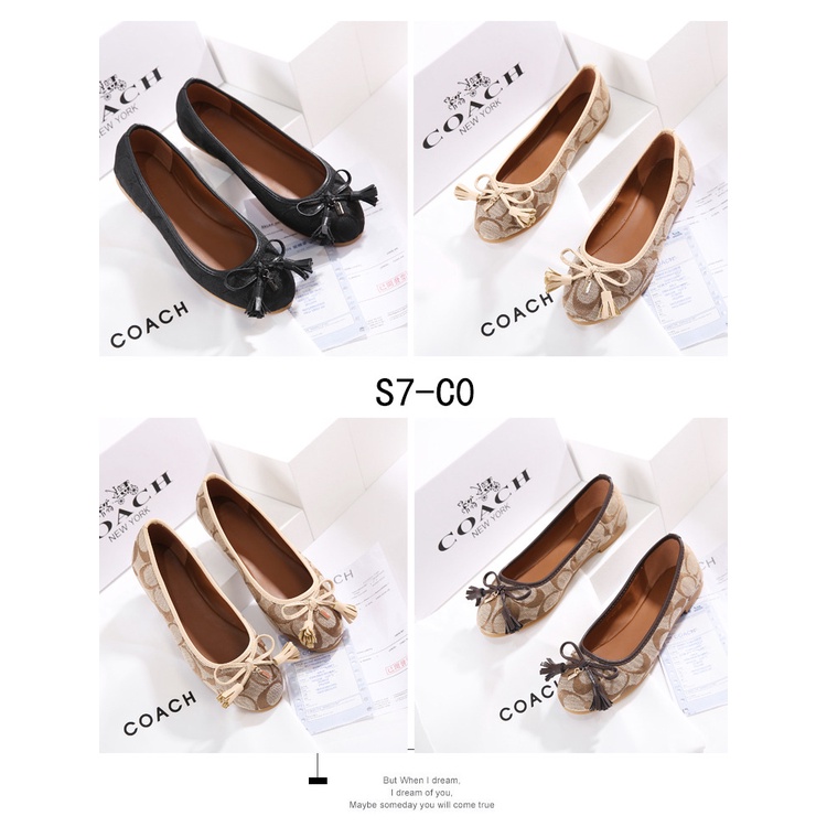 Signature Canvas Flats Shoes #S7-C0