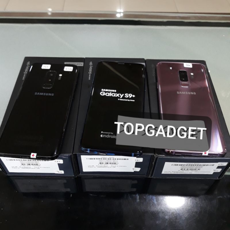 Samsung Galaxy S9 plus Ram 6/64gb & 6/128gb Second Fullset Original SEIN Indonesia