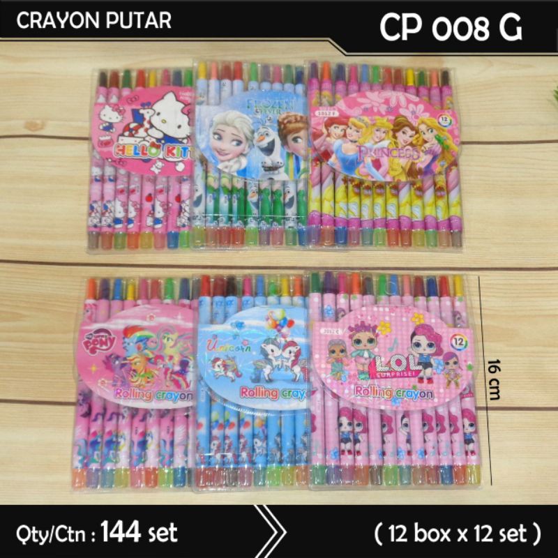 

Crayon Putar Panjang Anak Karakter