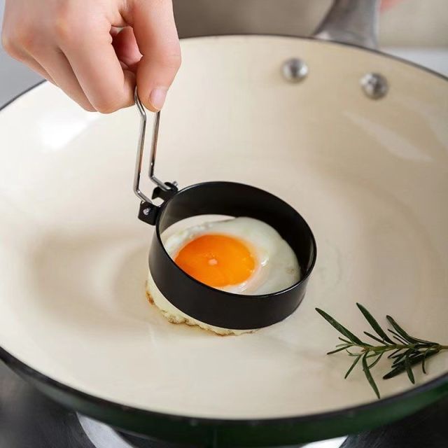 Cetakan Telur Pancake Puding Kue Alat Masak Dapur Bentuk Bulat Diy-7