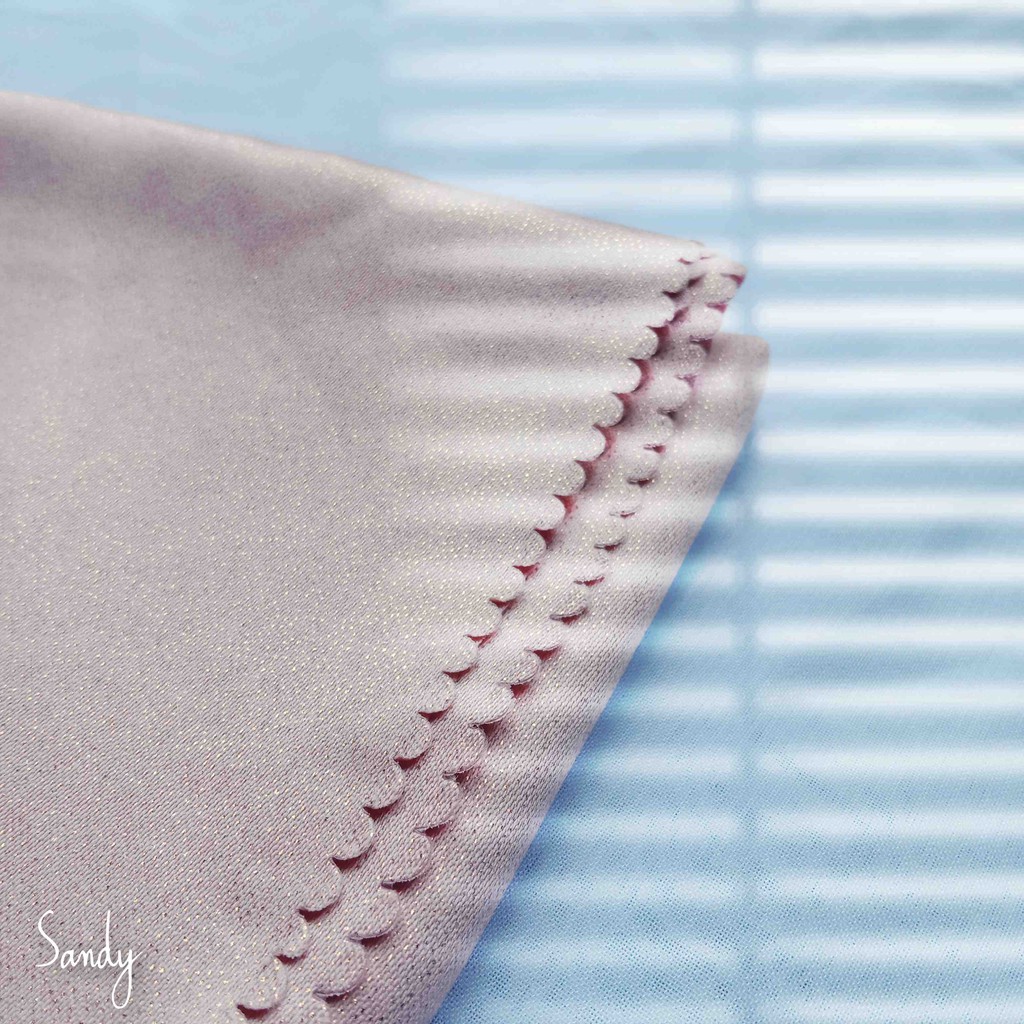 SHINAR GLAMOUR Gliter Hijab 115x115cm / Kerudung / Jilbab Segi Empat Premium-SHINAR-SANDY