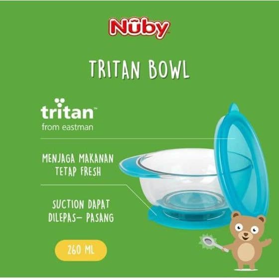 Nuby Tritan 1 Handle Suction Bowl