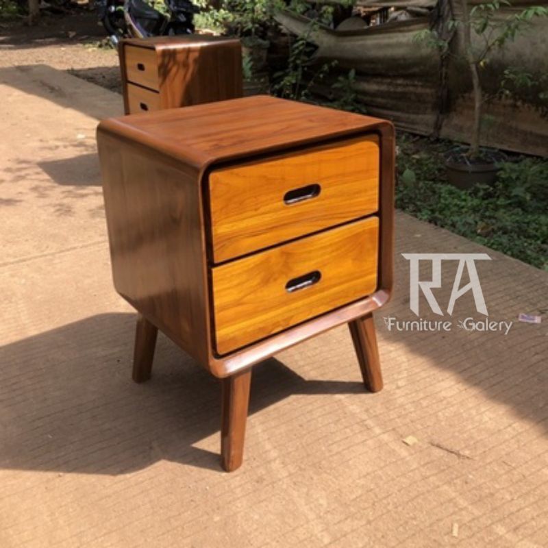 NAKAS RETRO BUFFET KECIL MINIMALIS KAYU JATI