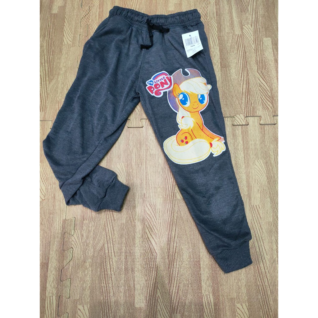 JOGGER ANAK MOTIF LITTLE PONNY MODEL TRENING TRAINING OLAHRAGA HARIAN 4-10THN