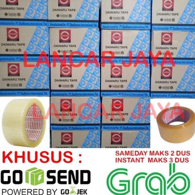 

Lakban Daimaru 2inch-48mm BENING /COKLAT -1DUS ISI 72BUAH KHUSUS GOJEK