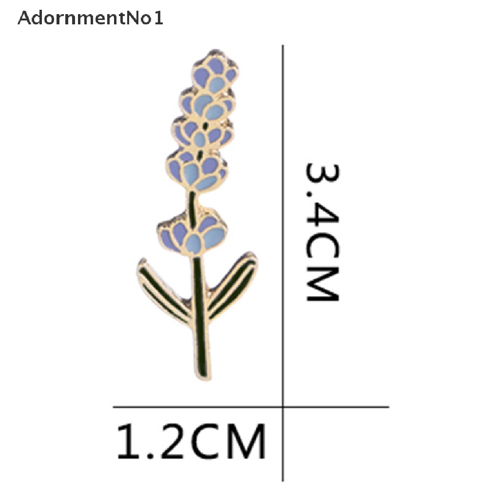 [AdornmentNo1] Lavender Love Enamel Collar Brooch Pin Wedding Bridesmaid Badge Brooch Jewelry  [new]