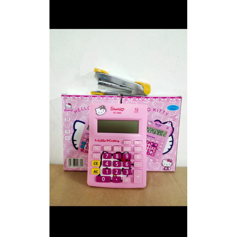 Calculator Kalkulator Hello Kitty Pink