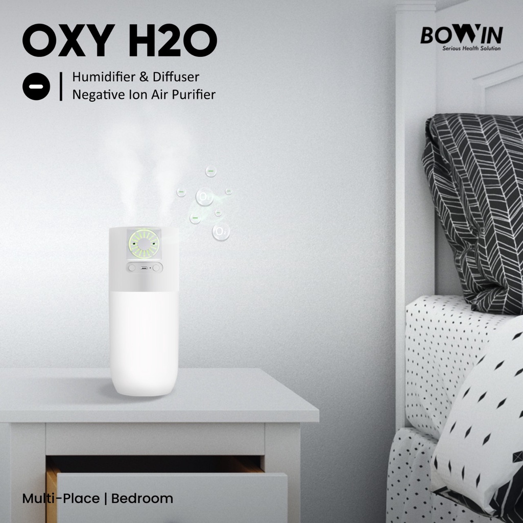 Bowin Oxy H2O (4in1: Air Humidifier, Purifier, Diffuser, &amp; Night Light)