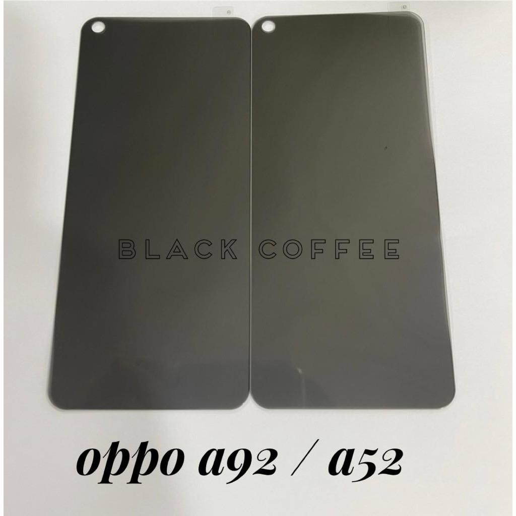 ANTI-SPY PRIVACY Tempered glass OPPO A92 / A52 2020