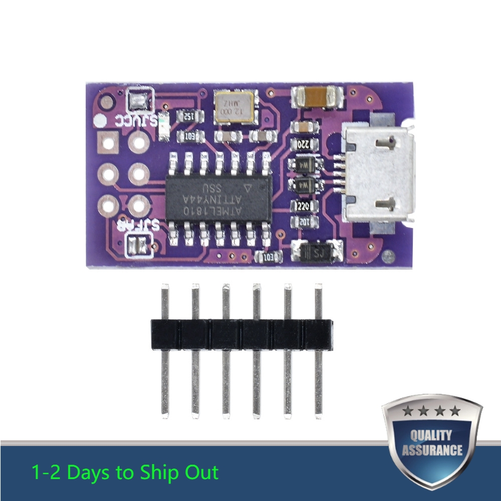 ✫〖ready to ship/COD〗✫ Board Programmer 5V Micro USB Tiny AVR ISP attiny44 untuk Arduino