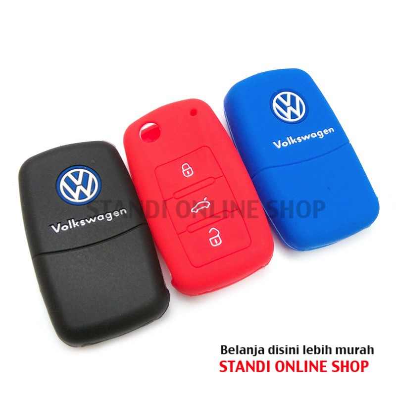 Kondom Kunci Silikon Cover Remote Volkwagen VW Bagus