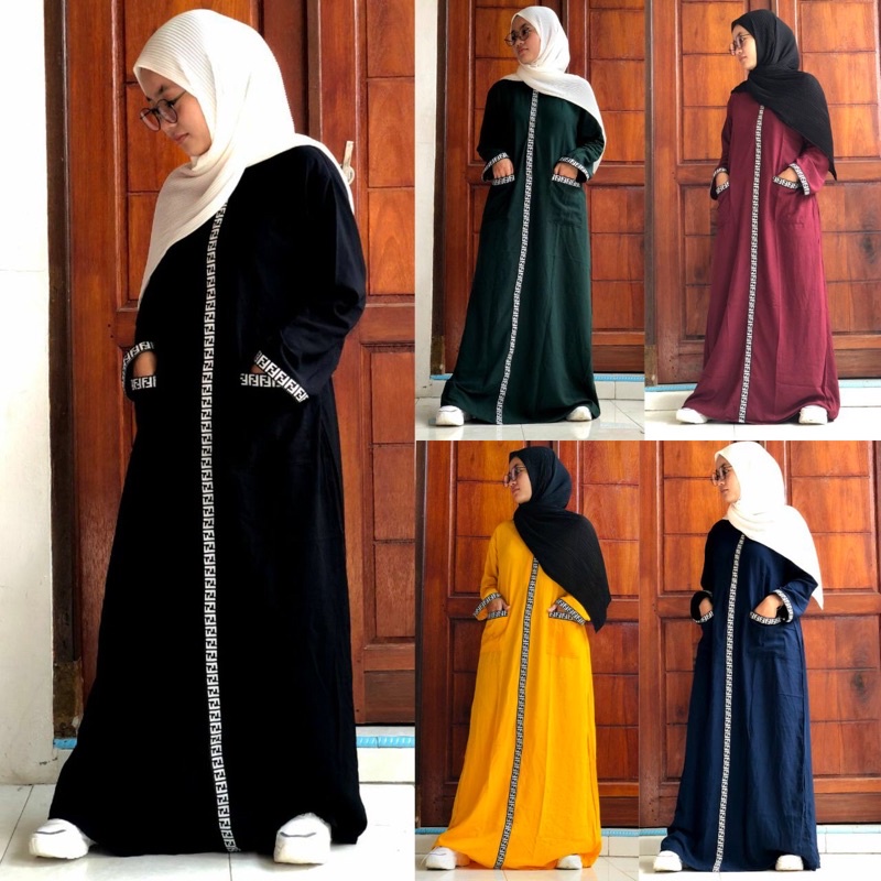 Daster Arab abaya FF saku gamis arabian terbaru 2022 termurah Daster arab terbaru 2022 Daster arabia