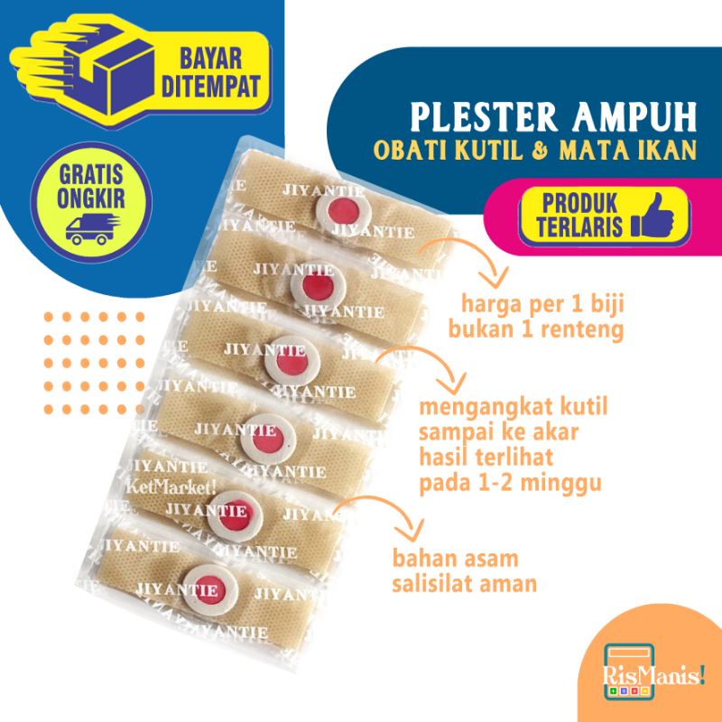 FOOT CORN REMOVAL PATCH - Koyo Kaki Ampuh Plester Penghilang Kutil Kapalan Mata Ikan Tanpa Efek