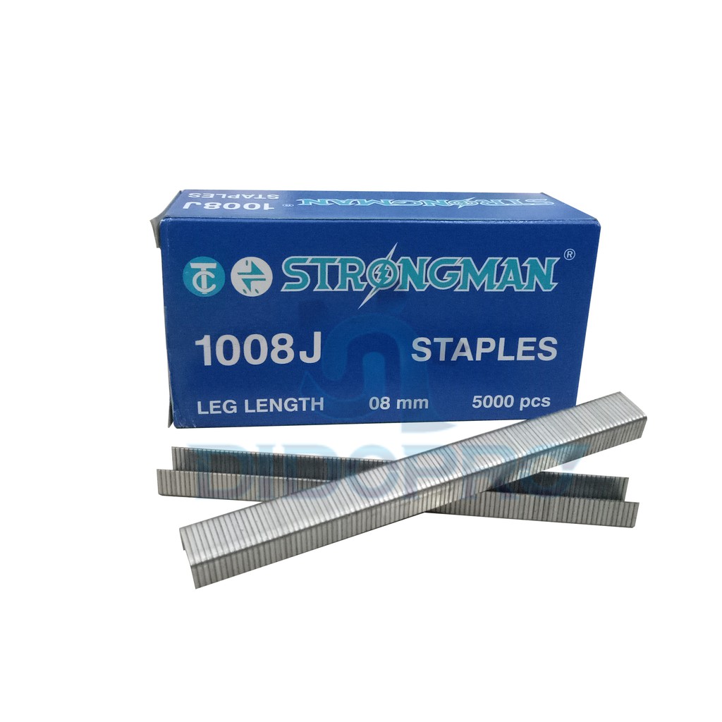 5000PCS Isi Staples Tembak Angin 1008J / 1008 J / 1008 F 8 MM / 8MM STRONGMAN