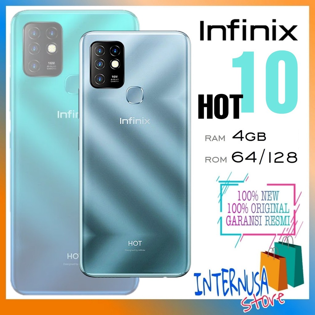 HP INFINIX HOT 10 6/128 4/128 4/64 - GARANSI RESMI - INFINIX HOT 10 RAM