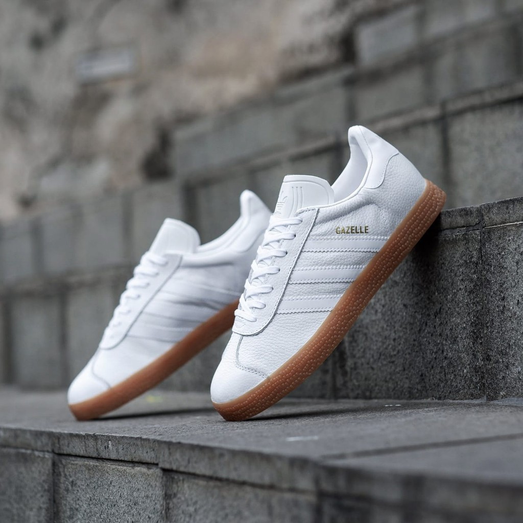 SEPATU ADIDAS GAZELLE WHITE GUM PRIA WANITA ORIGINAL BNIB INDONESIA/SNEAKERS ADIDAS INDONESIA