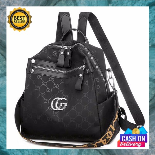 Tas Ransel Batam Wanita Cantik Import Kulit Tebal Ransel Azela D20183 Fashion Wanita Restok 254 Back