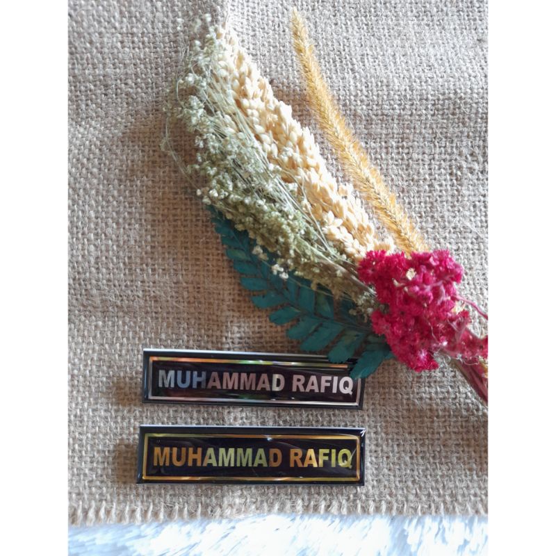 

Nametag / papan nama dada Murah - Pekanbaru