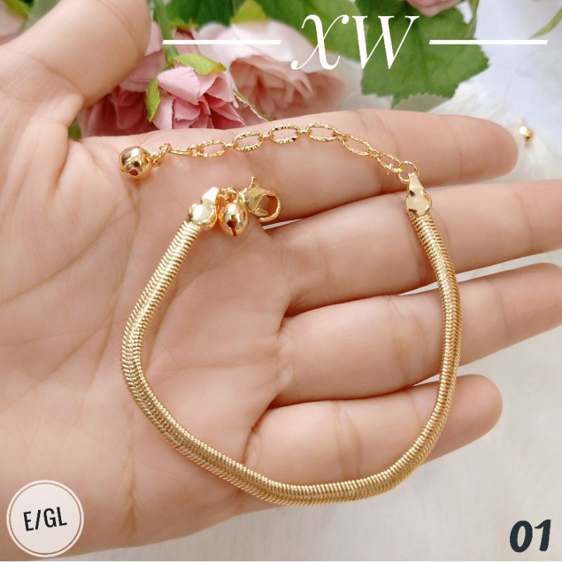 Gelang Tangan xuping Jurai Fashion Polos G08032