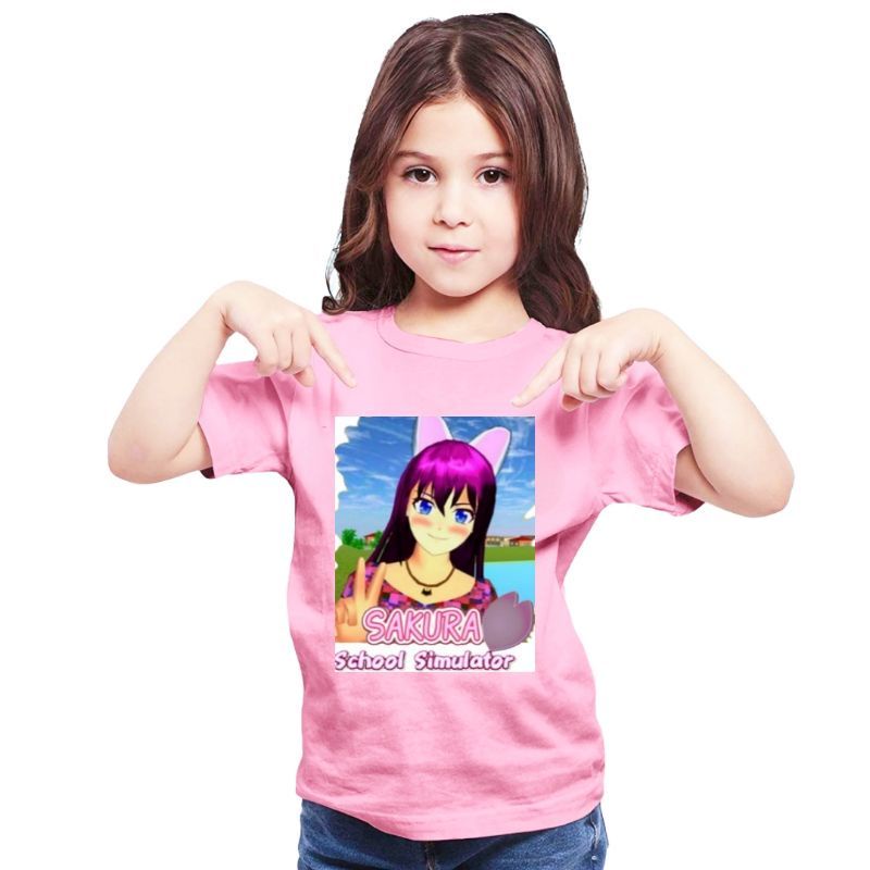 BAJU KAOS ANAK CEWEK-COWOK 1-12TAHUN SAKURA SCOOL