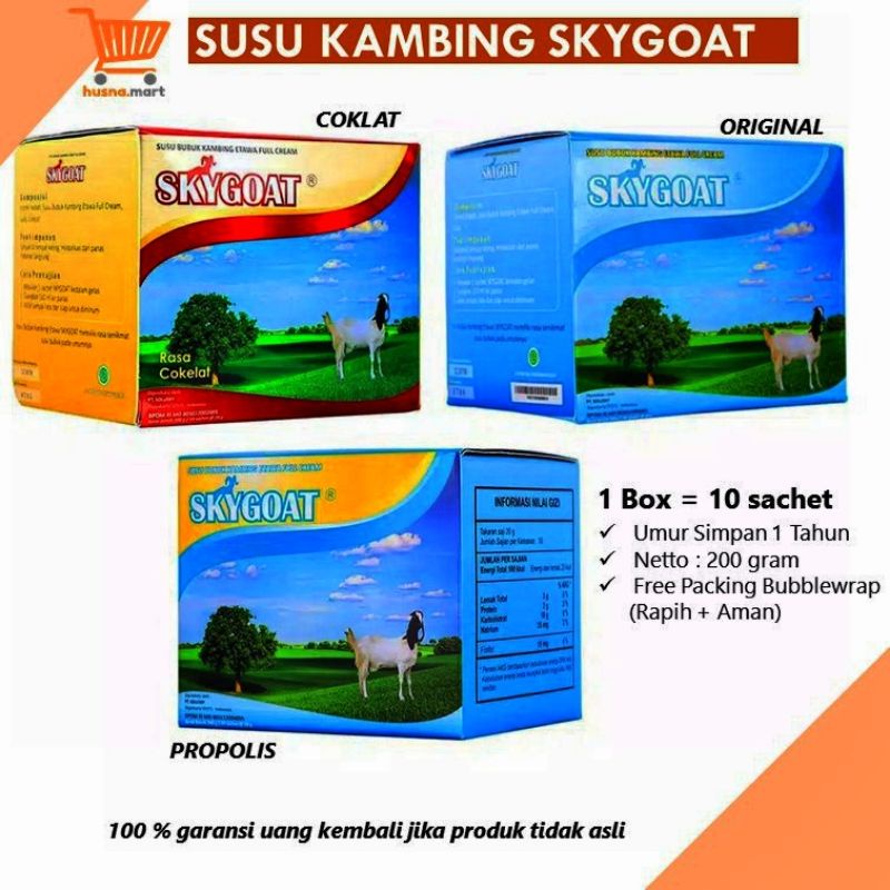 

Susu Bubuk Etawa Skygoat 200 gr isi 10 sachet