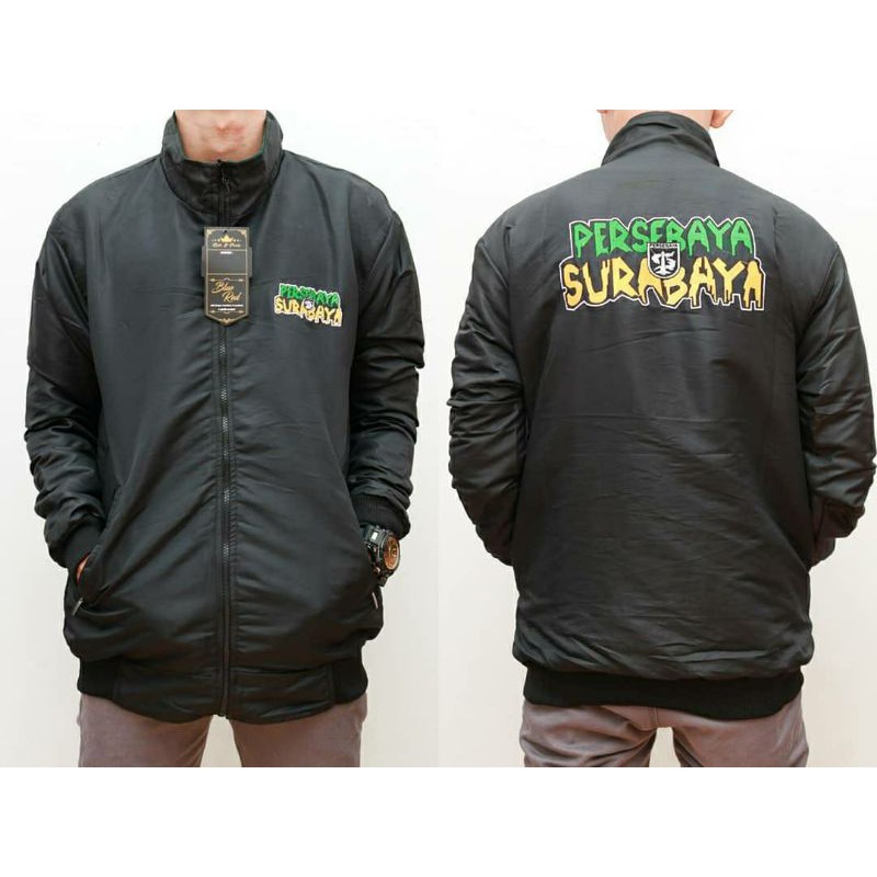 Jaket Persebaya Surabaya Bolak Balik Full Bordir Pemium