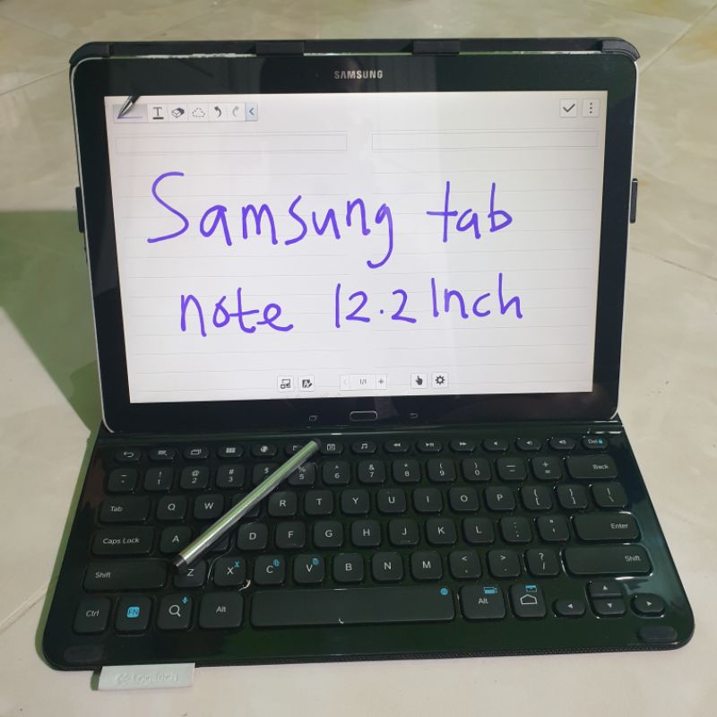 Samsung Tab Note Pro 12.2inch 3/32 Ram 3gb Rom 32gb + keyboard wireless