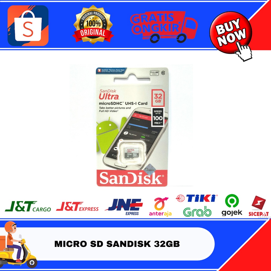 MICRO SD SANDISK 32GB