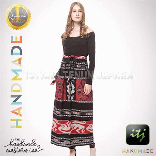 Rok Panjang / Rok Batik / Rok Tenun Wanita Etnik Motif Sumba