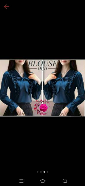 Dini blouse/moscrepe HQ