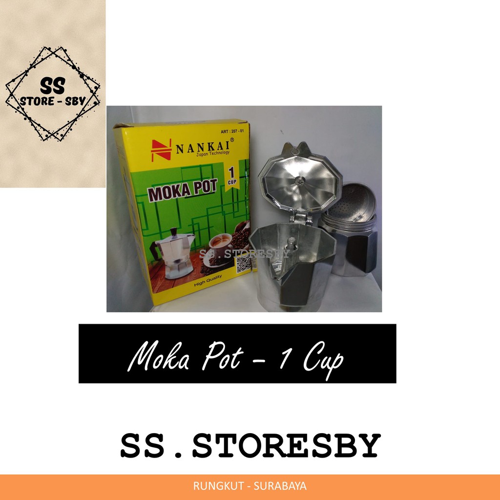 Jual Moka Pot Nankai Alat Seduh Kopi Espresso Cup Shopee Indonesia