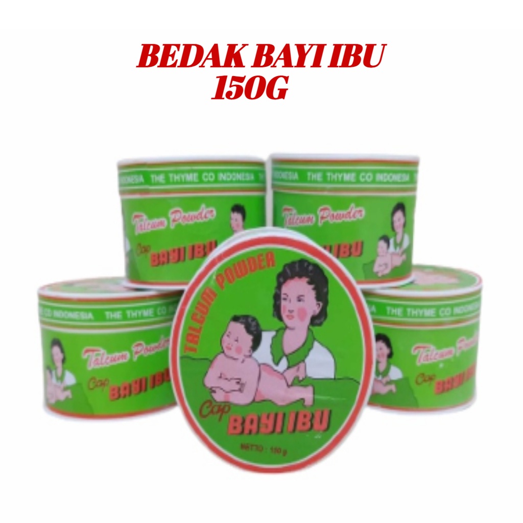 BAYI IBU Bedak Talcum Baby Original 150G#Bedak Bayi Ibu#Bedak Ibu Bayi Bungkus Hijau
