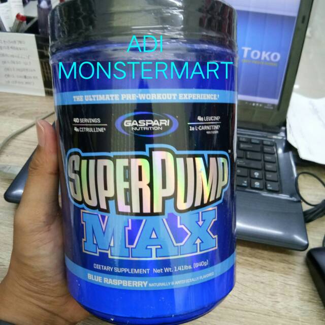 Gaspari Nutrition SUPER PUMP MAX 640 Gram - Pre Workout Gaspari Nutrition