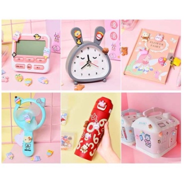 [MH] Stiker 3D Botol Minum Isi 4Pcs