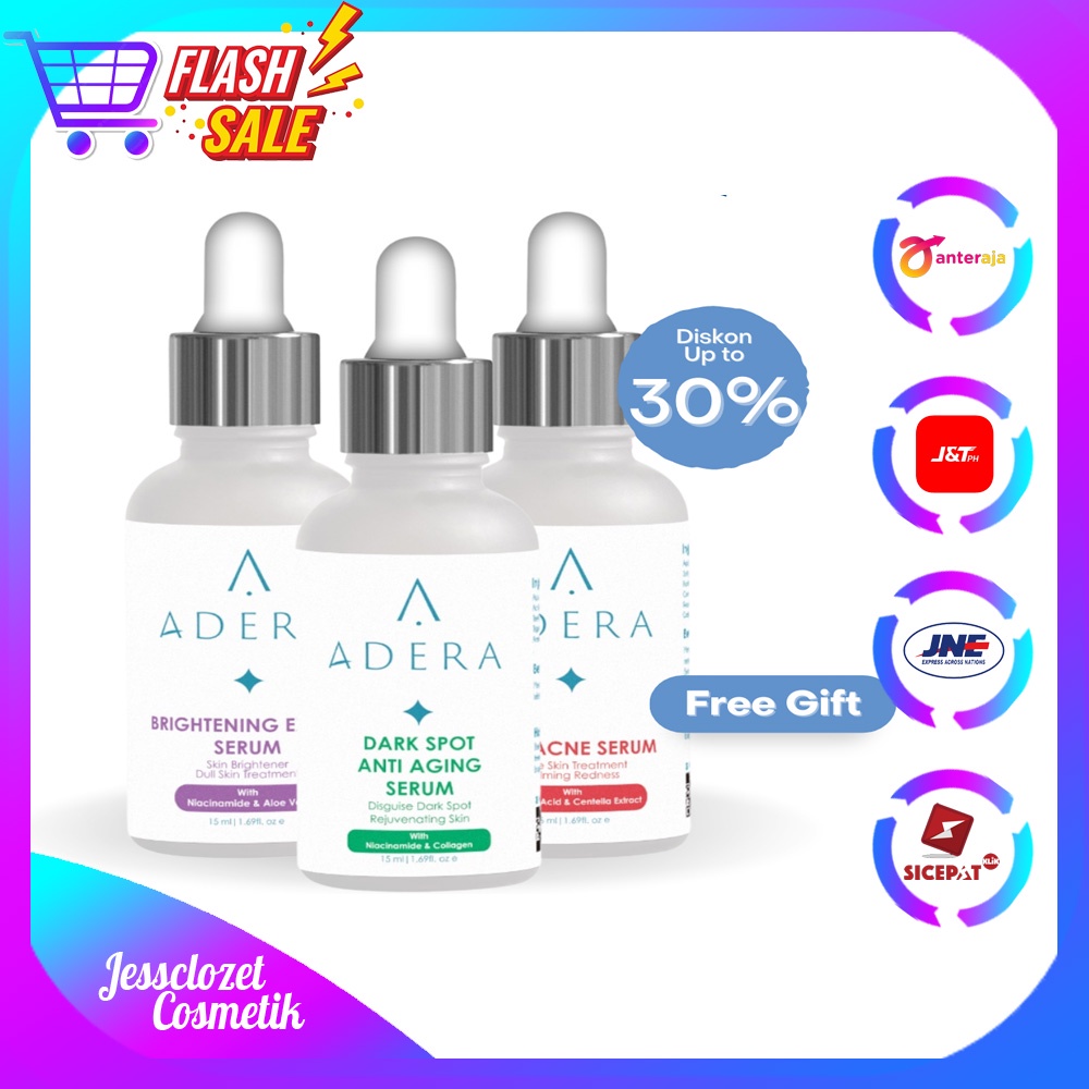 Adera Face Serum Original Flek Hitam Serum Adera Wajah Ori Serum Glowing 125Ml Murah