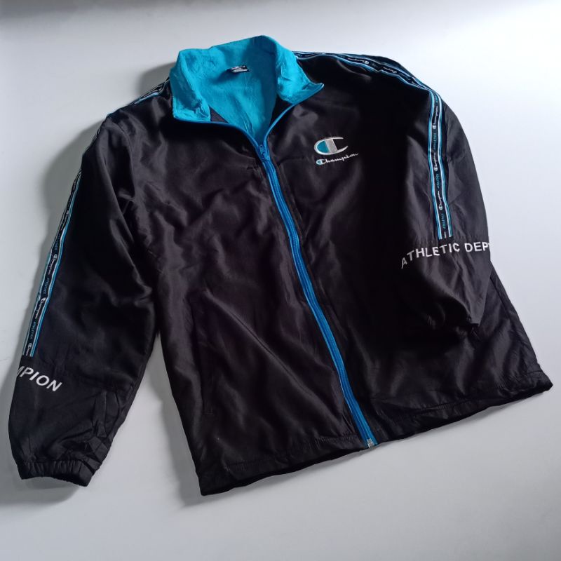 Champion Sport Running Jacket / Jaket Olahraga Thrift Second Bekas Original
